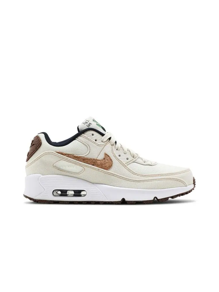 Кроссовки Nike Air Max 90 SE AI GS 'Cork - Coconut Milk' — изображение 2 из 9, белый