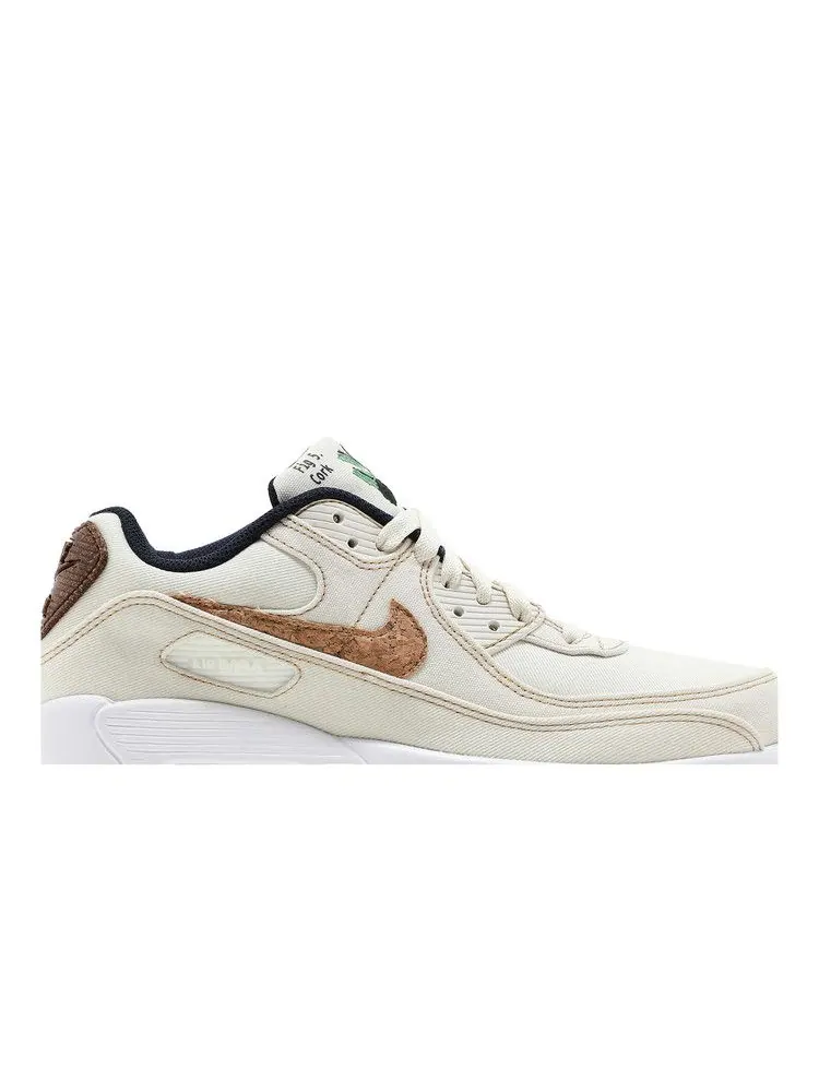 Кроссовки Nike Air Max 90 SE AI GS 'Cork - Coconut Milk' — изображение 3 из 9, белый
