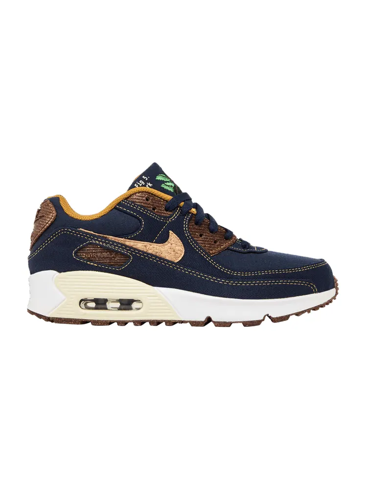 Кроссовки Nike Air Max 90 GS 'Cork - Obsidian' — изображение 1 из 9, белый