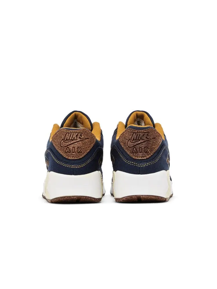 Кроссовки Nike Air Max 90 GS 'Cork - Obsidian' — изображение 7 из 9, белый