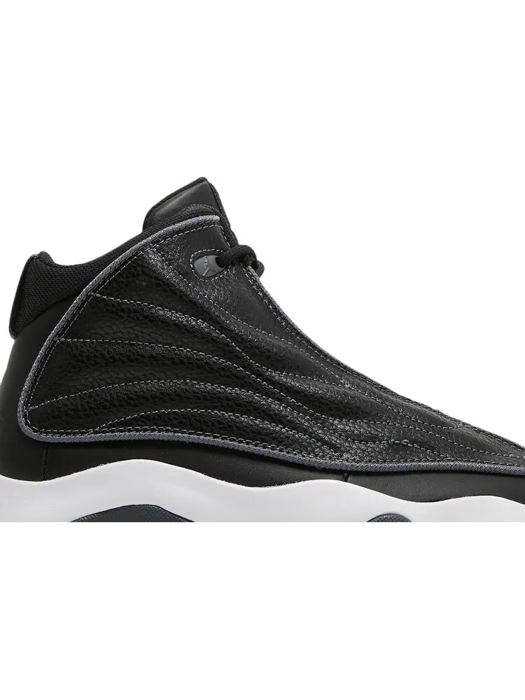 Кроссовки Jordan Pro Strong GS Black White — изображение 2 из 8, черный