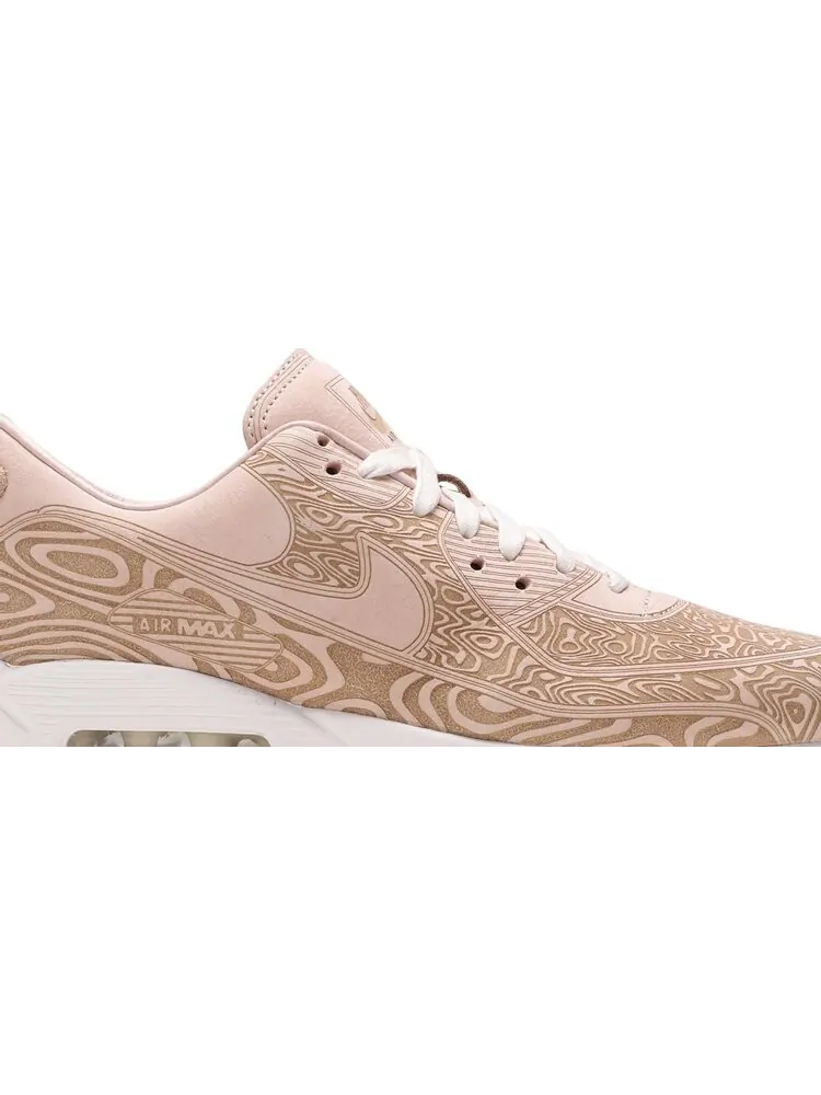 Кроссовки Nike Air Max 90 QS Laser 'Woodgrain' — изображение 2 из 8, бежевый
