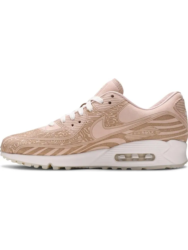 Кроссовки Nike Air Max 90 QS Laser 'Woodgrain' — изображение 3 из 8, бежевый