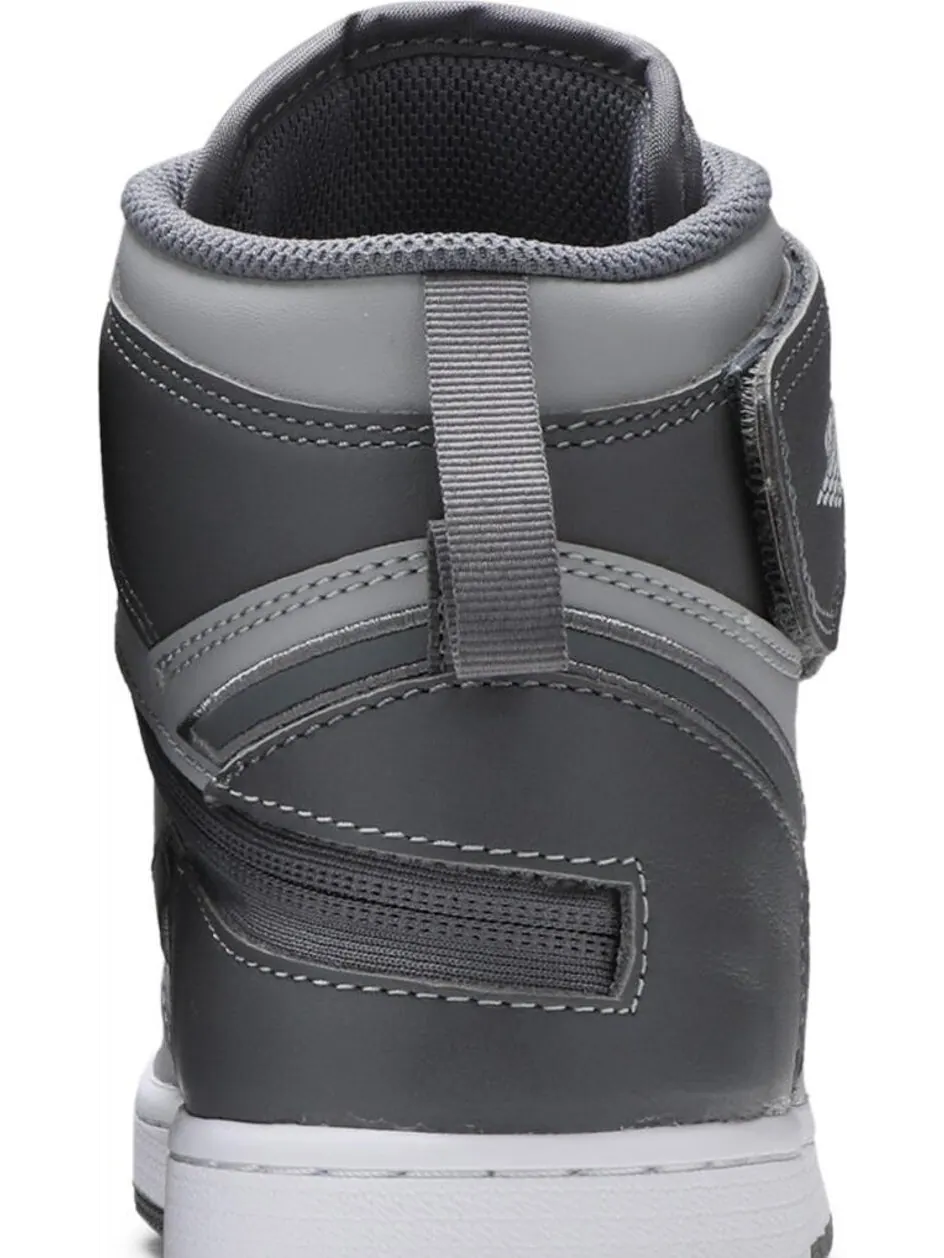 Кроссовки Air Jordan 1 High FlyEase GS Light Smoke Grey — изображение 7 из 8, серый