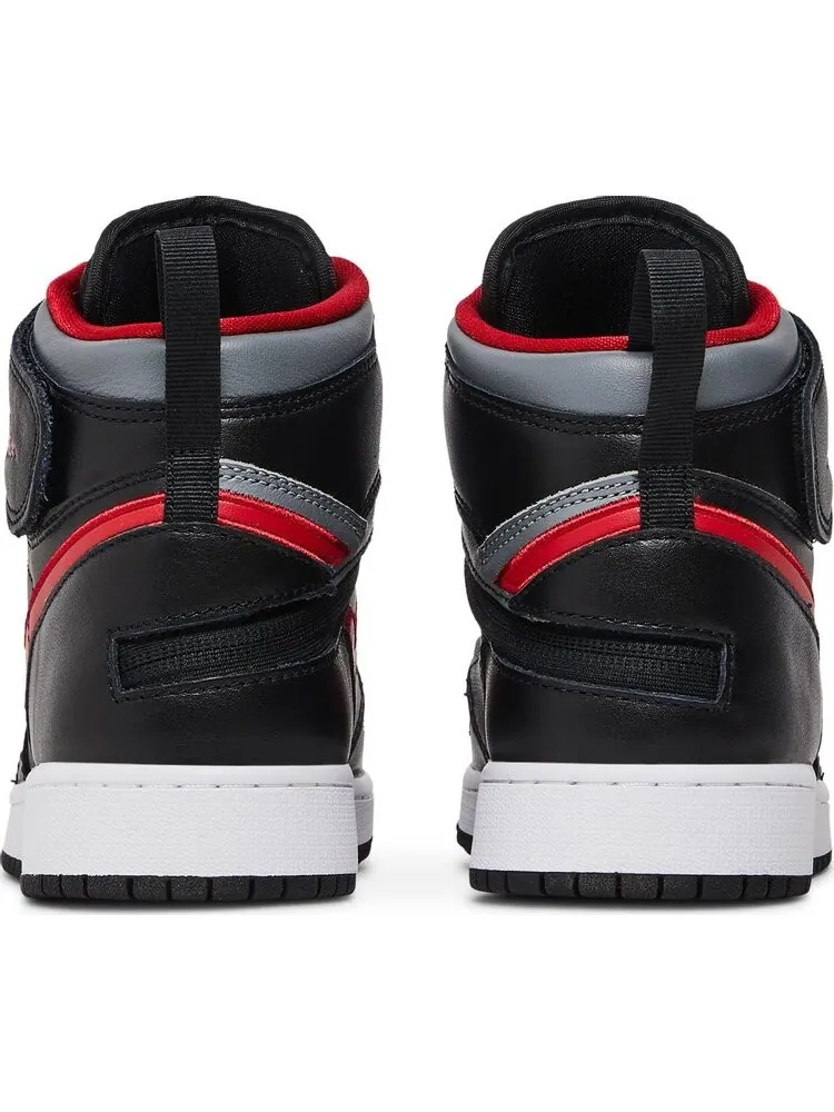 Кроссовки Air Jordan 1 High FlyEase GS Smoke Grey Gym Red — изображение 6 из 8, черный