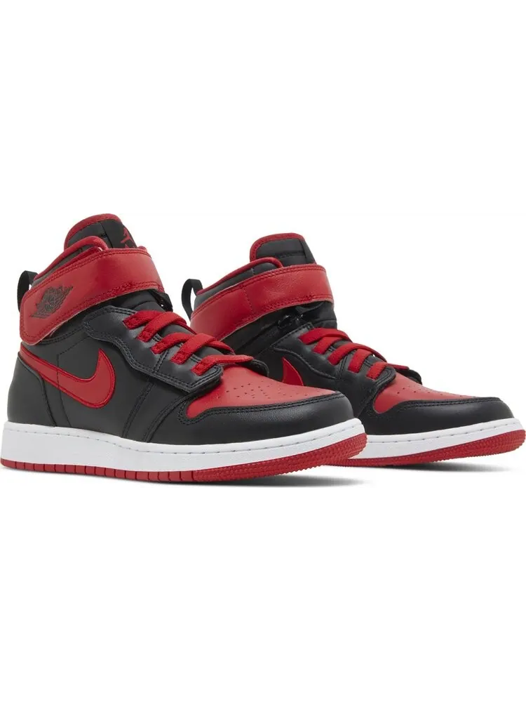 Кроссовки Air Jordan 1 High FlyEase GS Bred — изображение 8 из 8, красный