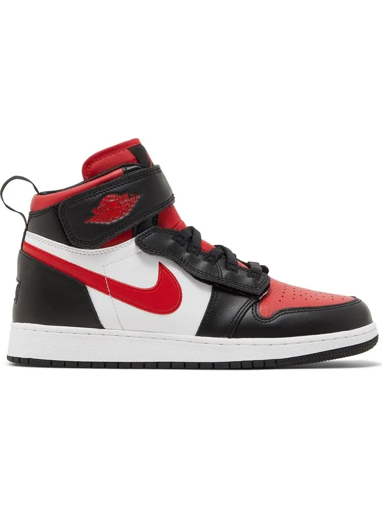 Кроссовки Air Jordan 1 High FlyEase GS Bred Toe — изображение 1 из 8, красный