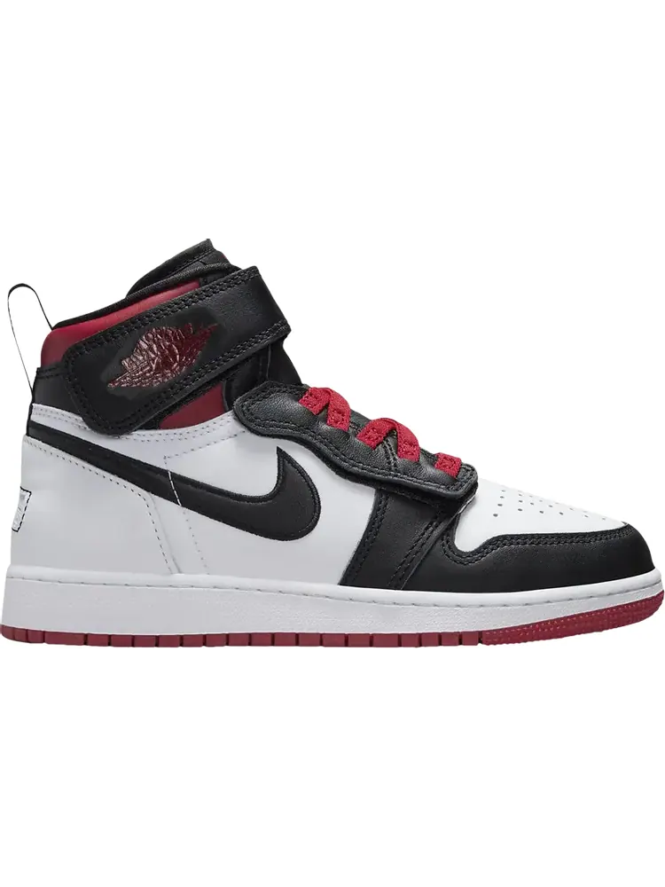 Кроссовки Air Jordan 1 High FlyEase GS 'Gym Red Black Toe' — изображение 1 из 1, белый