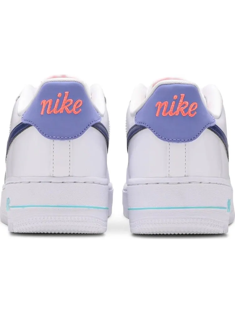 Кроссовки Nike Air Force 1 LV8 1 GS 'White Dark Purple Dust' — изображение 6 из 8, белый