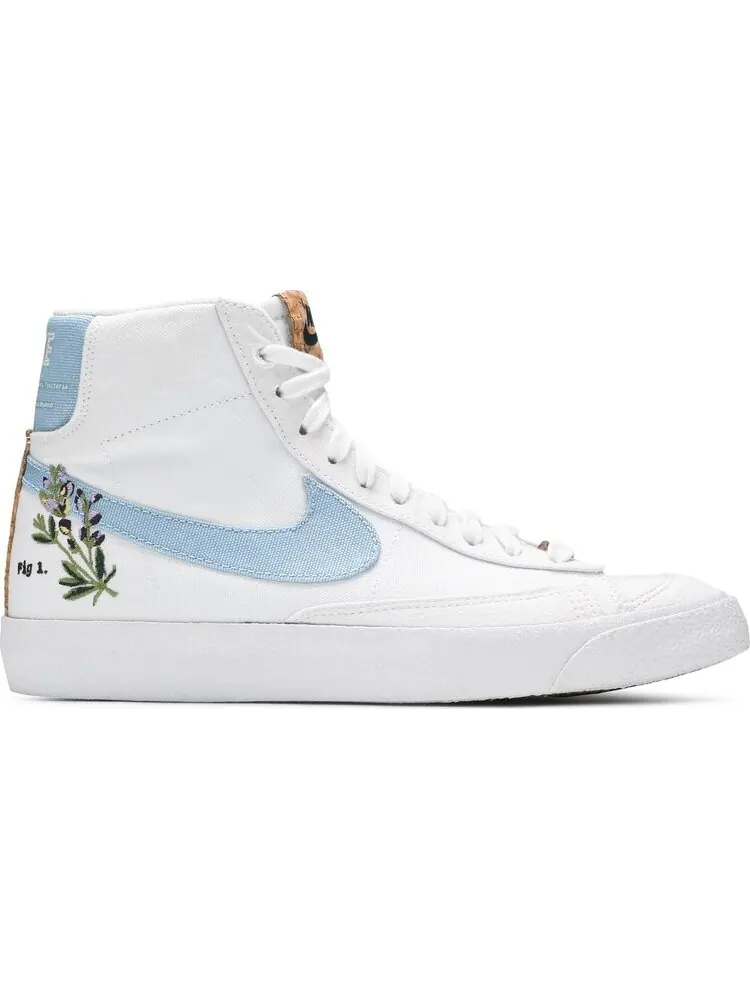 Кроссовки Nike Blazer Mid '77 SE GS 'Indigo' — изображение 1 из 8, белый