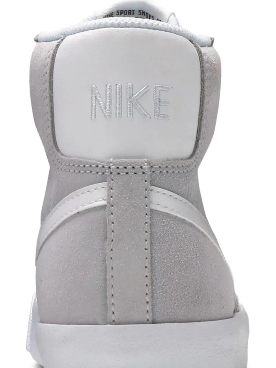 Кроссовки Nike Blazer Mid '77 Suede GS 'Football Grey' — изображение 7 из 8, серый