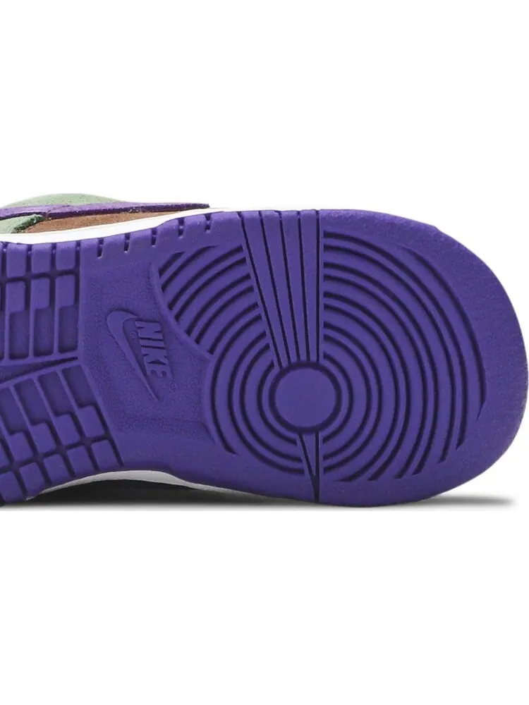 Кроссовки Nike Dunk Low SP TD 'Veneer' — изображение 5 из 8, зеленый