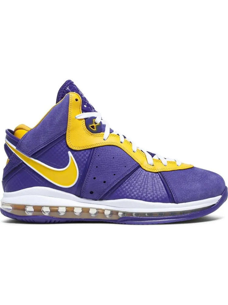 Кроссовки Nike LeBron 8 'Lakers' — изображение 1 из 8, фиолетовый