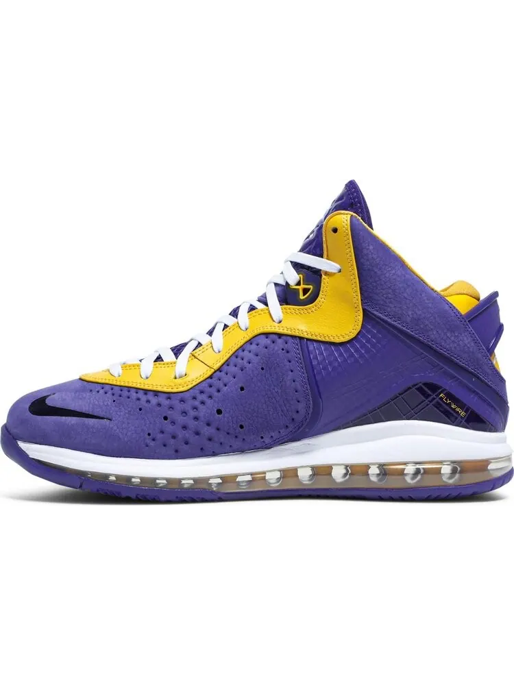 Кроссовки Nike LeBron 8 'Lakers' — изображение 3 из 8, фиолетовый