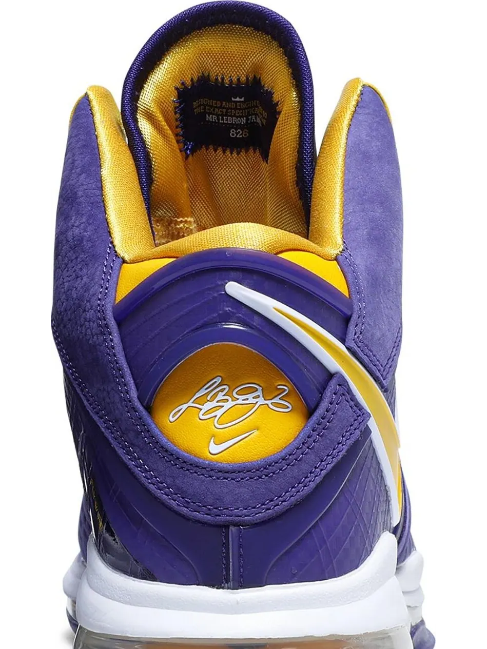 Кроссовки Nike LeBron 8 'Lakers' — изображение 7 из 8, фиолетовый