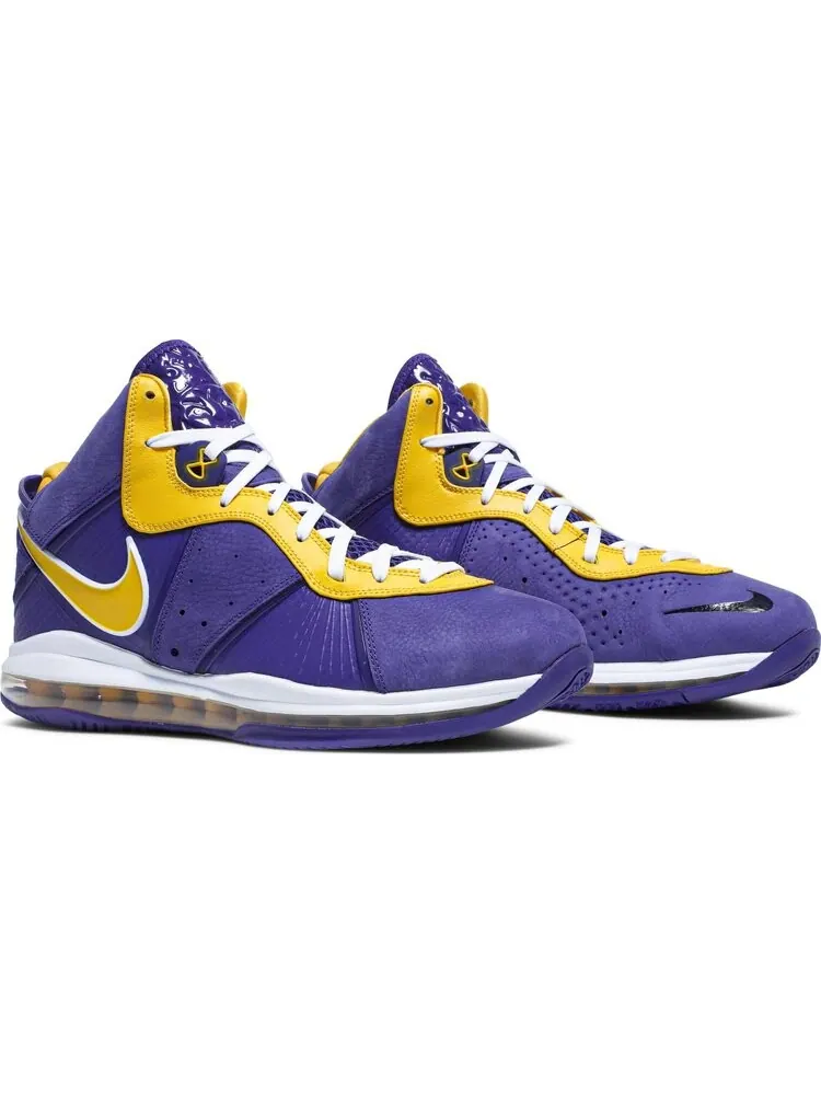 Кроссовки Nike LeBron 8 'Lakers' — изображение 8 из 8, фиолетовый