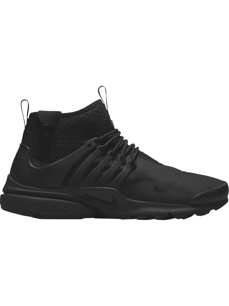 Кроссовки Nike Air Presto Mid Utility 'Triple Black' — изображение 1 из 1, черный
