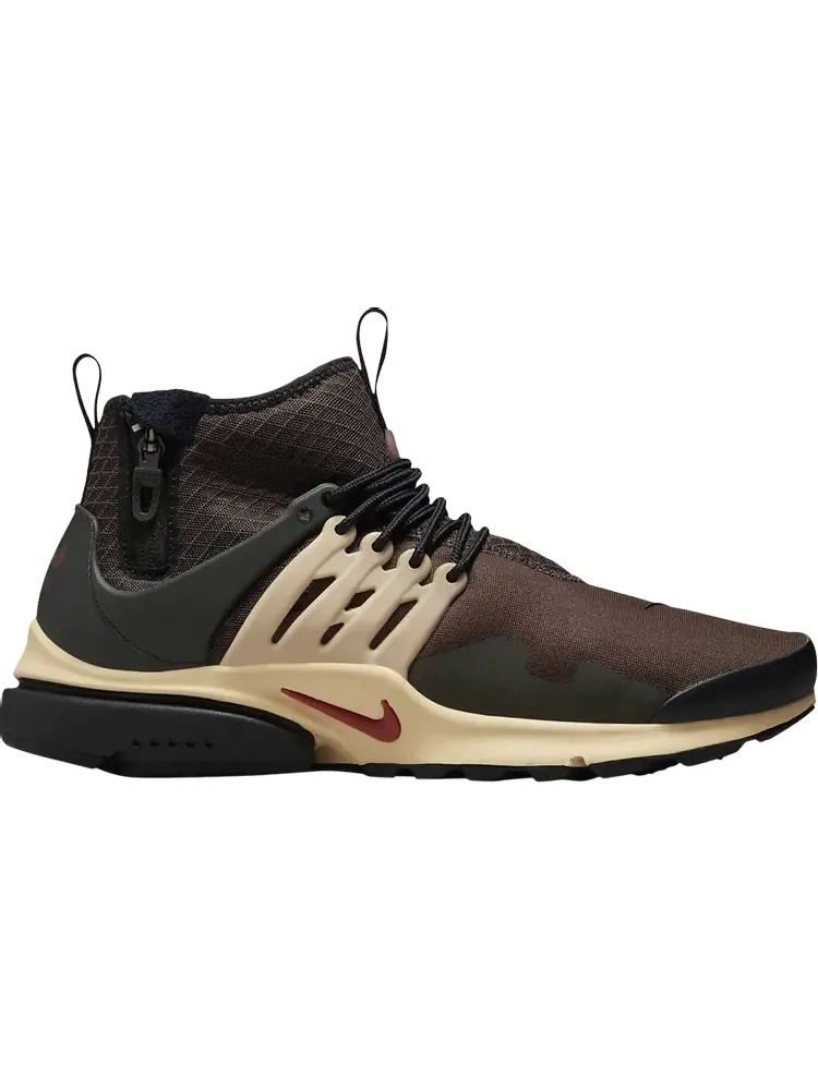 Кроссовки Nike Air Presto Mid Utility 'Baroque Brown Sesame' — изображение 1 из 1, коричневый
