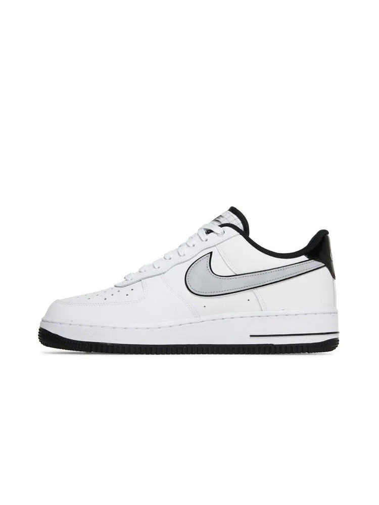 Кроссовки Nike Air Force 1 '07 LV8 'White Wolf Grey' — изображение 4 из 9, белый/белый/черный/серый