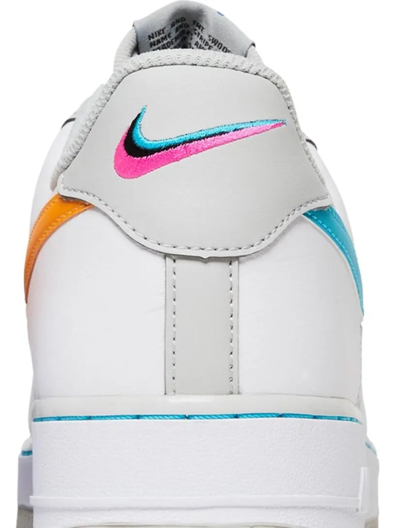Кроссовки Nike NBA x Air Force 1 '07 LV8 '75th Anniversary - Spurs' — изображение 7 из 8, белый