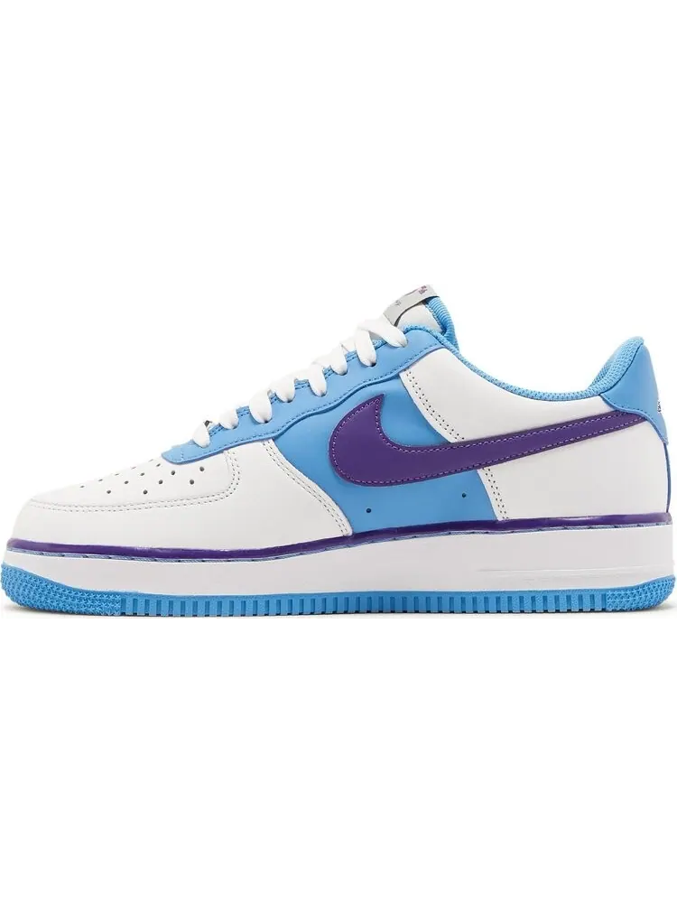 Кроссовки Nike NBA x Air Force 1 '07 LV8 '75th Anniversary - Lakers' — изображение 3 из 8, белый
