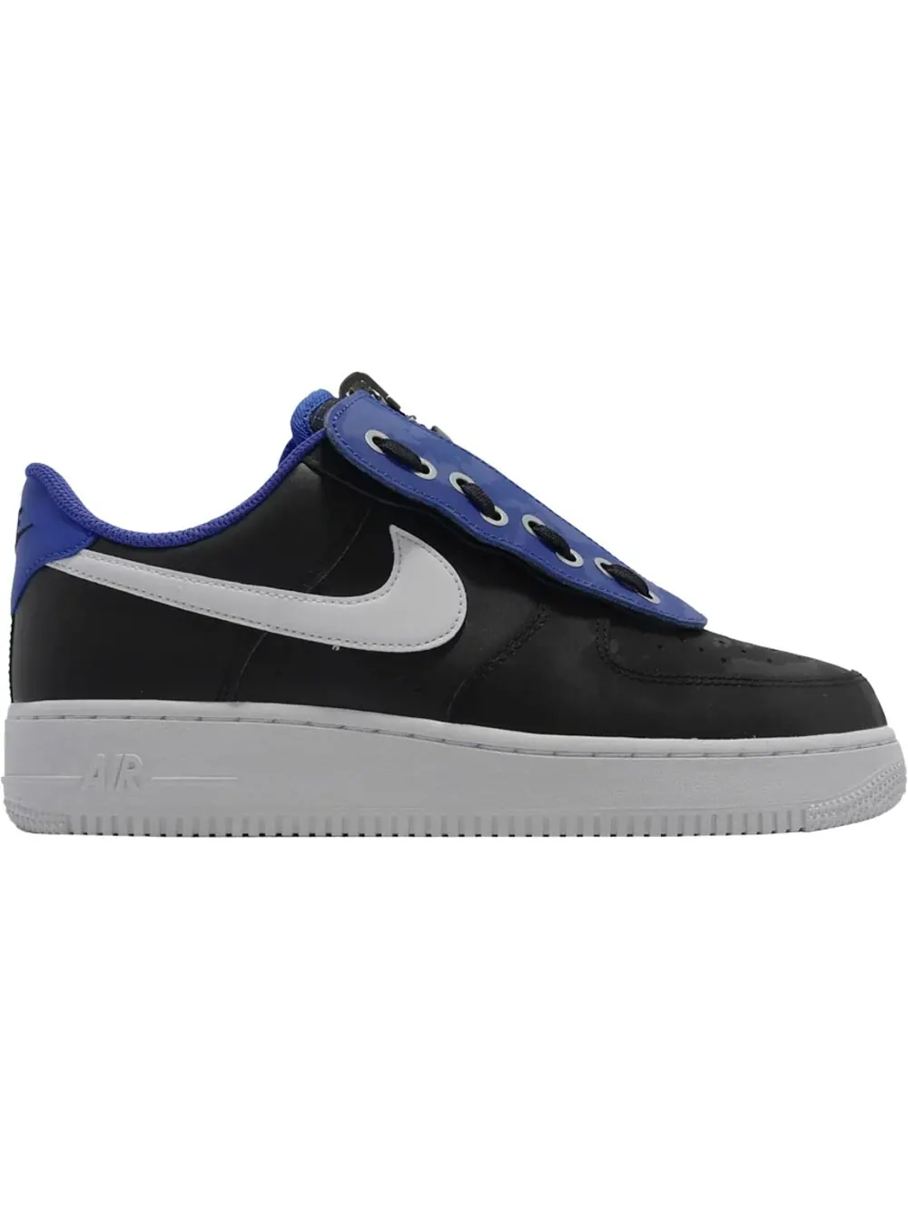 Кроссовки Nike Air Force 1 07 Shroud Black Royal Camo — изображение 1 из 1, черный/синий/белый