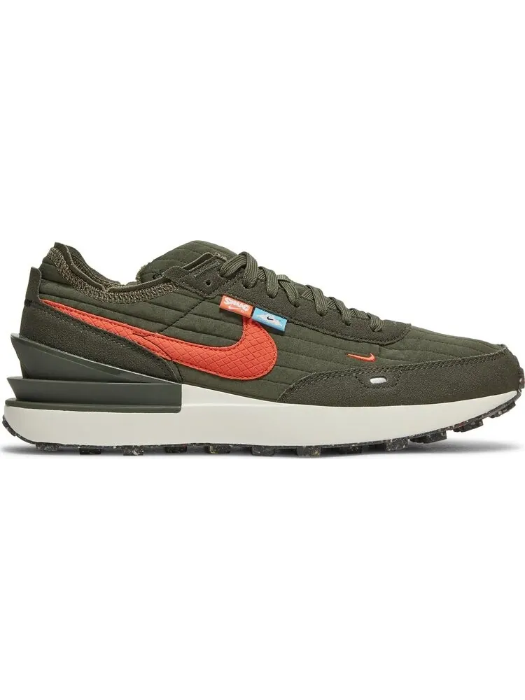 Кроссовки Nike Waffle One Premium 'Toasty - Medium Olive' — изображение 1 из 8, зеленый