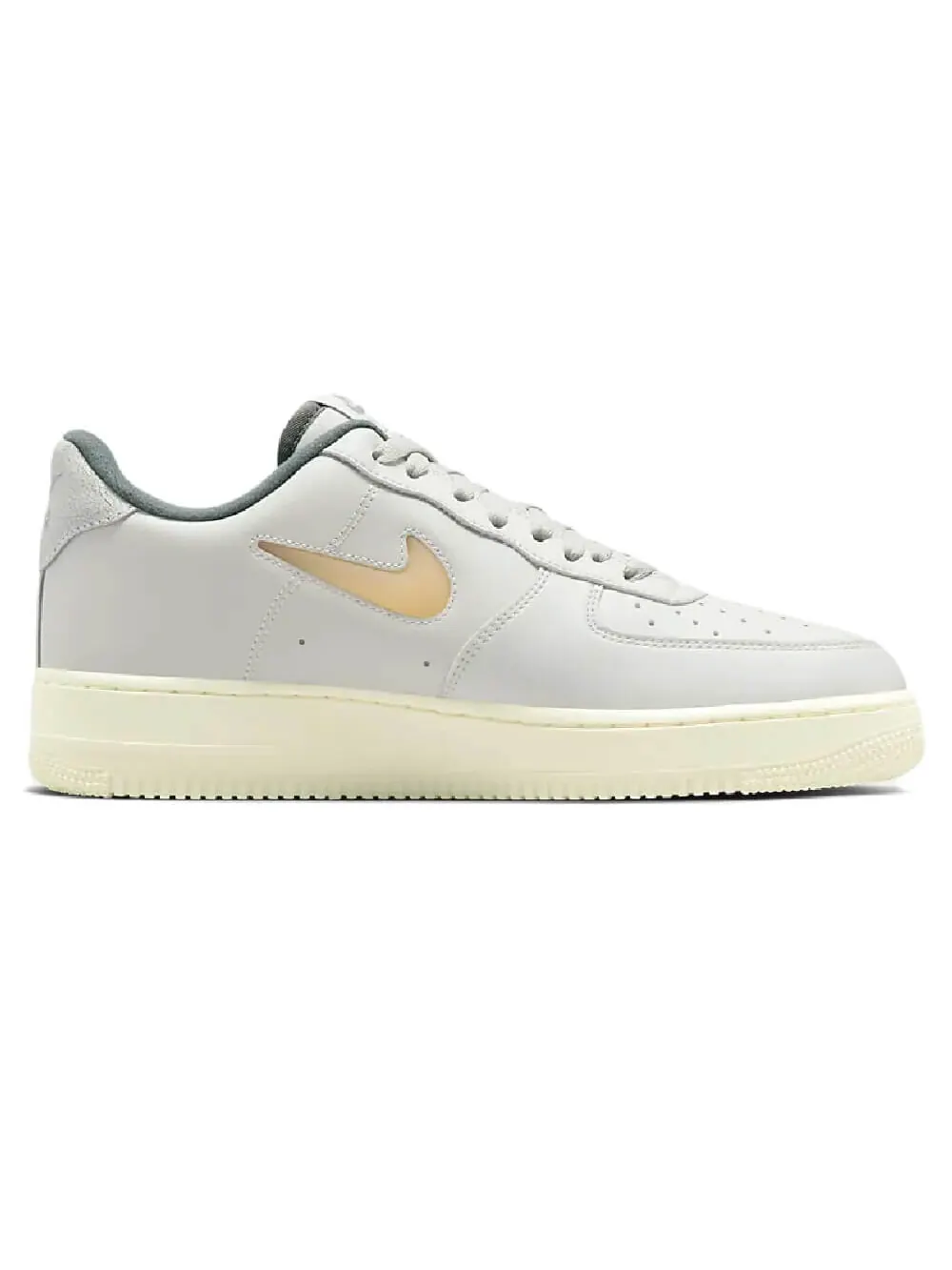 Кроссовки Nike Air Force 1 '07 LX — изображение 5 из 8, серый/желтый