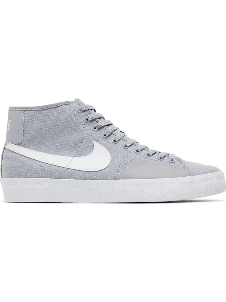Кроссовки Nike Blazer Court Mid SB 'Wolf Grey' — изображение 1 из 8, серый