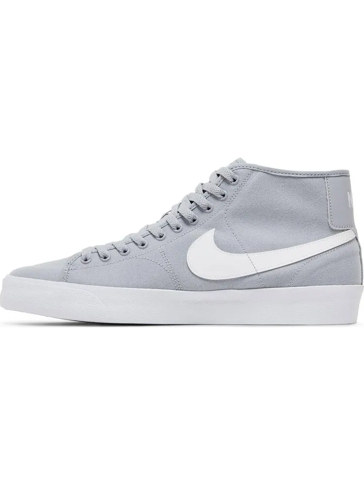 Кроссовки Nike Blazer Court Mid SB 'Wolf Grey' — изображение 3 из 8, серый
