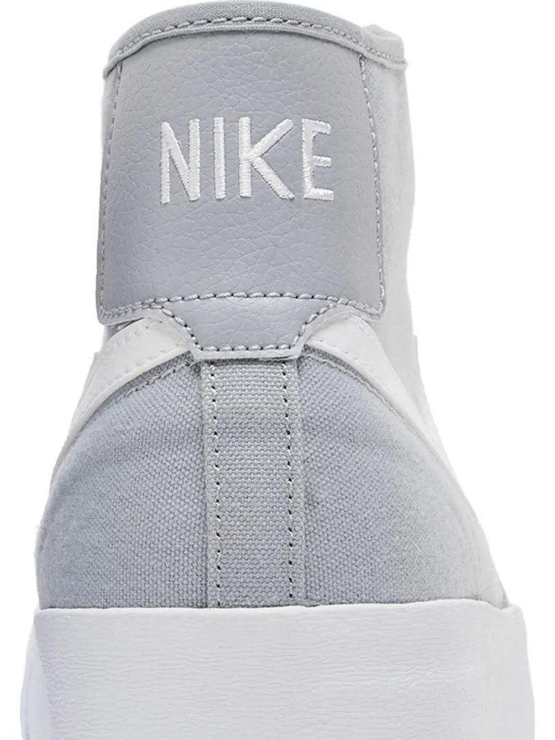 Кроссовки Nike Blazer Court Mid SB 'Wolf Grey' — изображение 7 из 8, серый