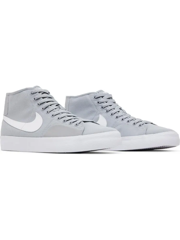 Кроссовки Nike Blazer Court Mid SB 'Wolf Grey' — изображение 8 из 8, серый