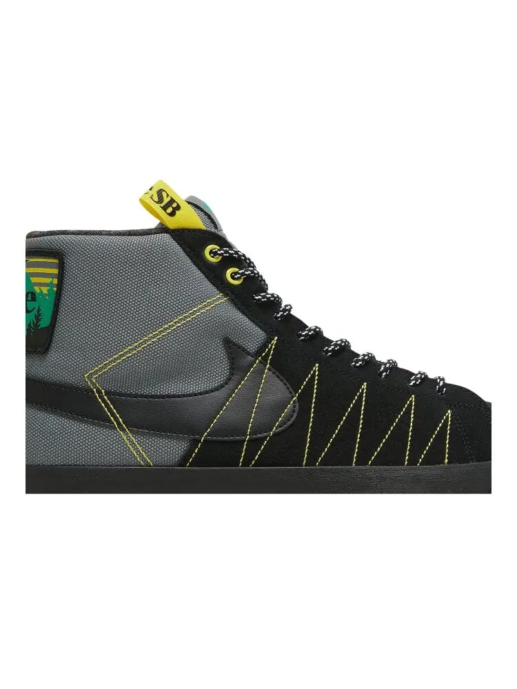 Кроссовки Nike Blazer Mid Premium SB — изображение 2 из 4, черный