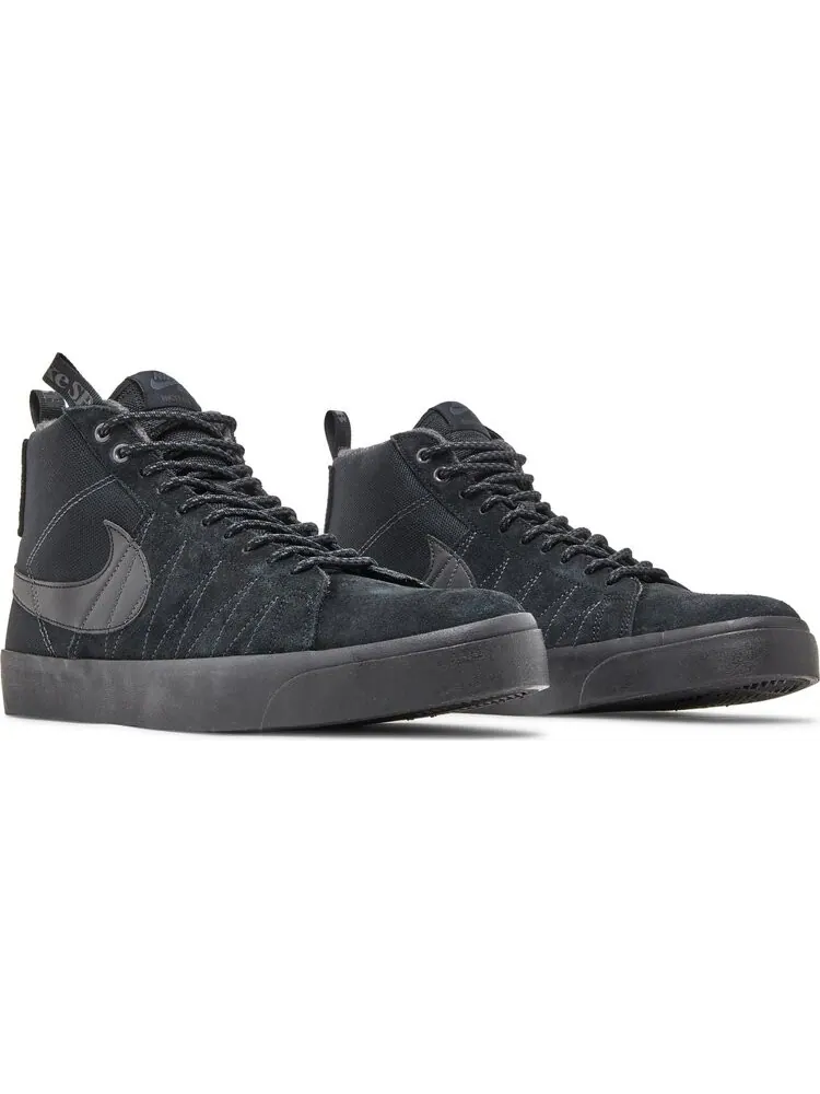 Кроссовки Nike Blazer Mid Premium SB 'Acclimate Pack - Triple Black' — изображение 8 из 8, черный