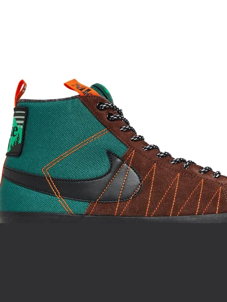 Кроссовки Nike Blazer Mid Premium SB 'Acclimate Pack - Noble Green' — изображение 2 из 8, зеленый