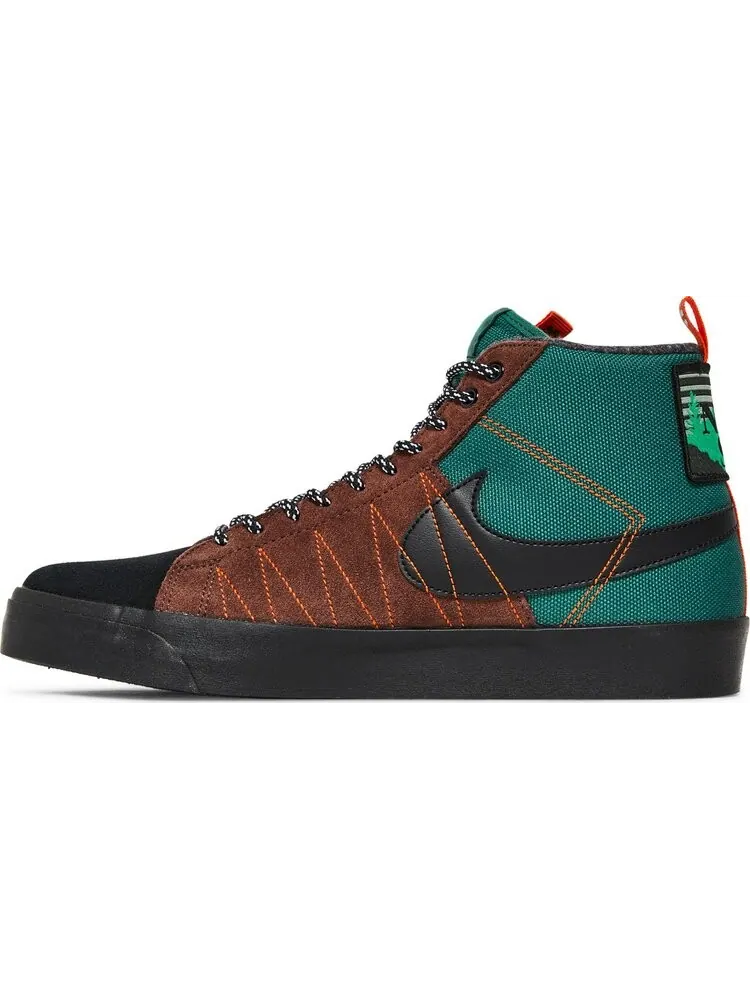 Кроссовки Nike Blazer Mid Premium SB 'Acclimate Pack - Noble Green' — изображение 3 из 8, зеленый