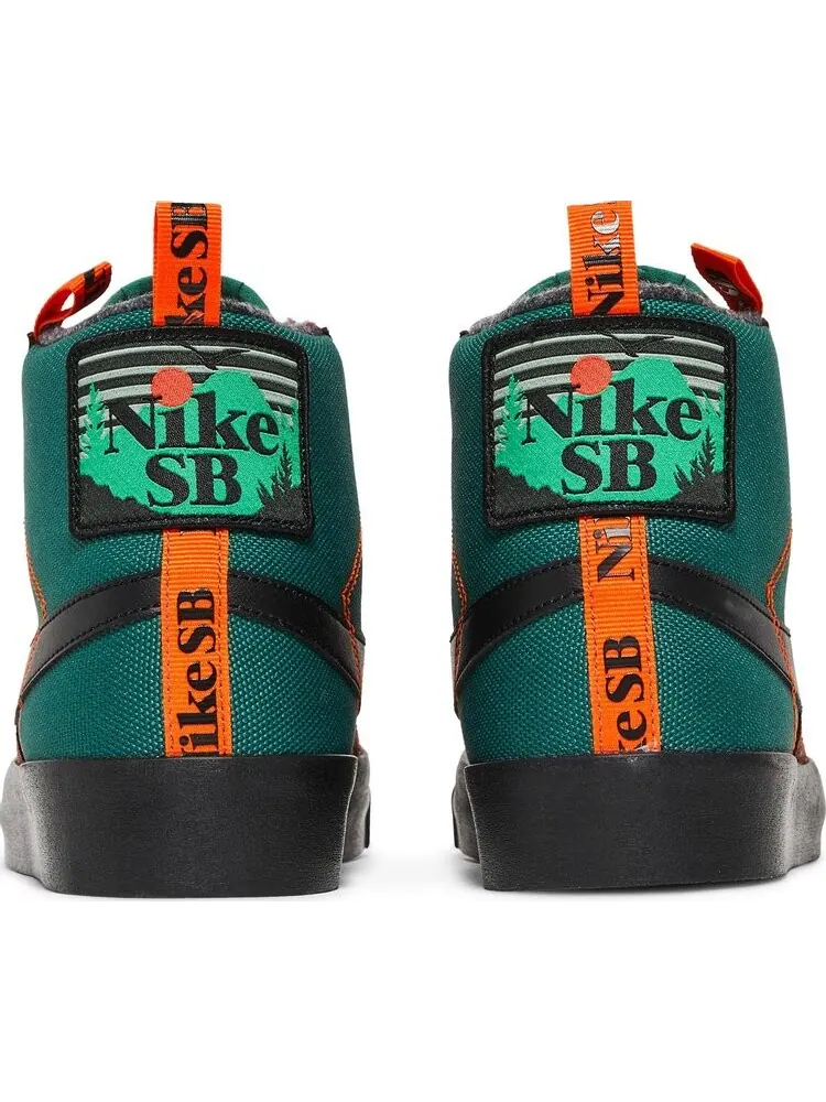 Кроссовки Nike Blazer Mid Premium SB 'Acclimate Pack - Noble Green' — изображение 6 из 8, зеленый