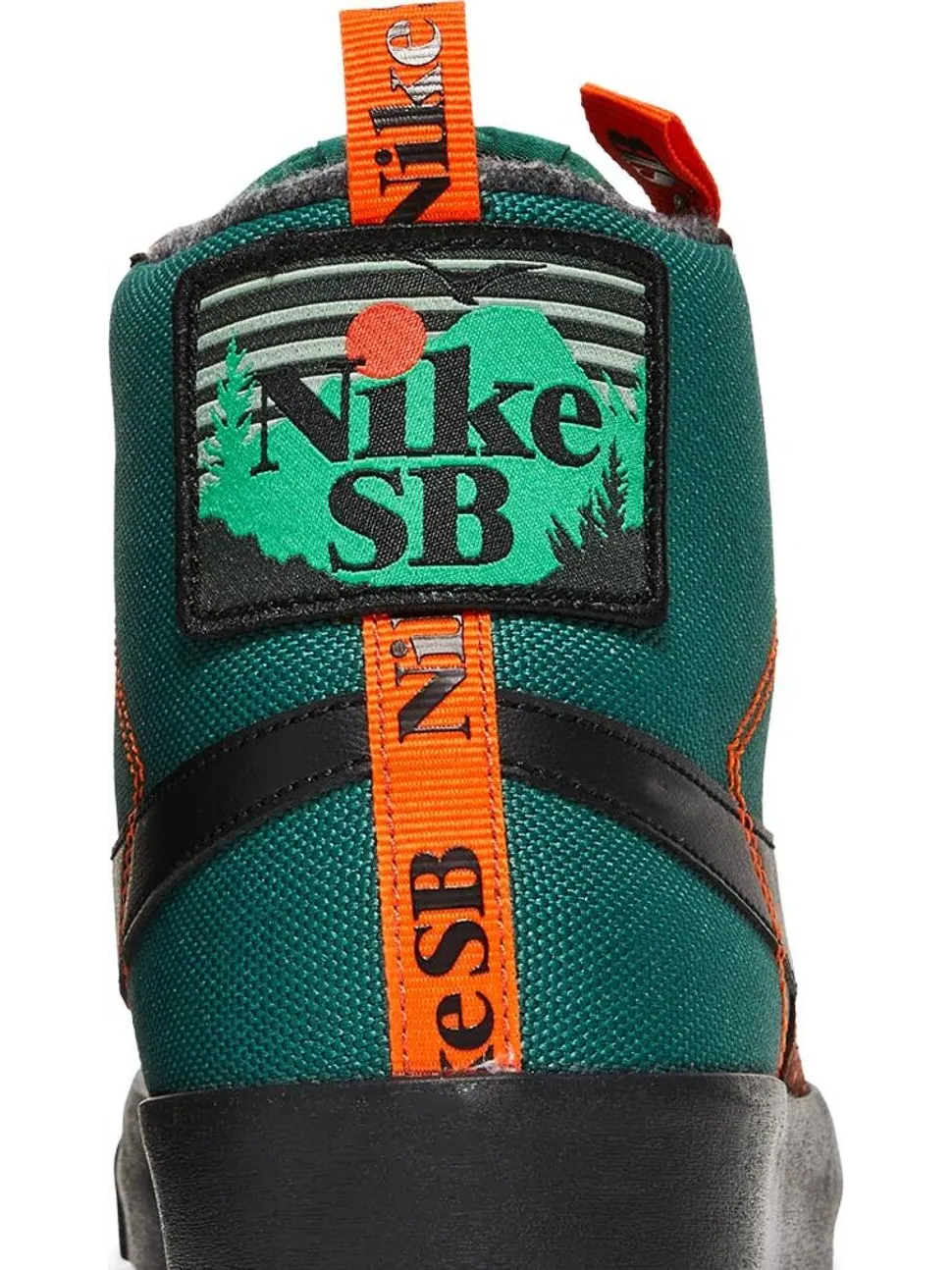 Кроссовки Nike Blazer Mid Premium SB 'Acclimate Pack - Noble Green' — изображение 7 из 8, зеленый