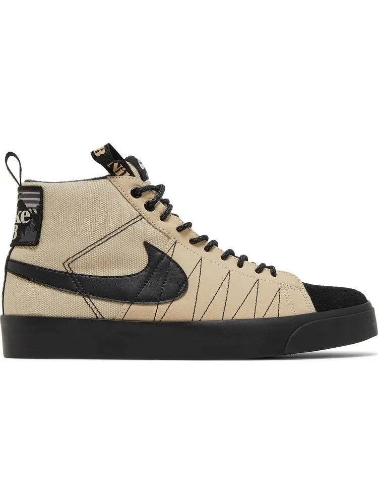 Кроссовки Nike Blazer Mid Premium SB 'Acclimate Pack - Rattan Black' — изображение 1 из 8, коричневый