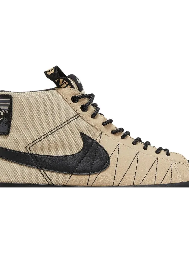 Кроссовки Nike Blazer Mid Premium SB 'Acclimate Pack - Rattan Black' — изображение 2 из 8, коричневый