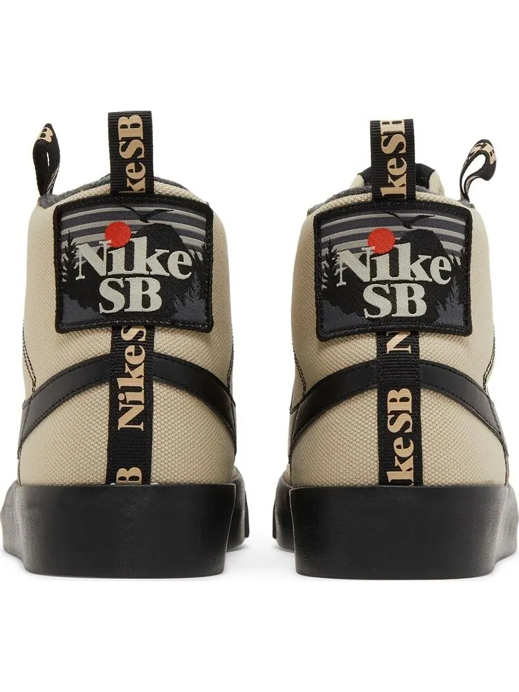 Кроссовки Nike Blazer Mid Premium SB 'Acclimate Pack - Rattan Black' — изображение 6 из 8, коричневый