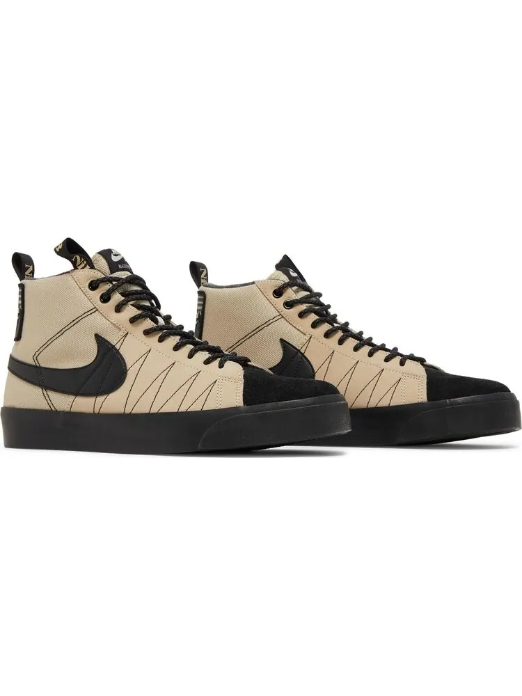 Кроссовки Nike Blazer Mid Premium SB 'Acclimate Pack - Rattan Black' — изображение 8 из 8, коричневый