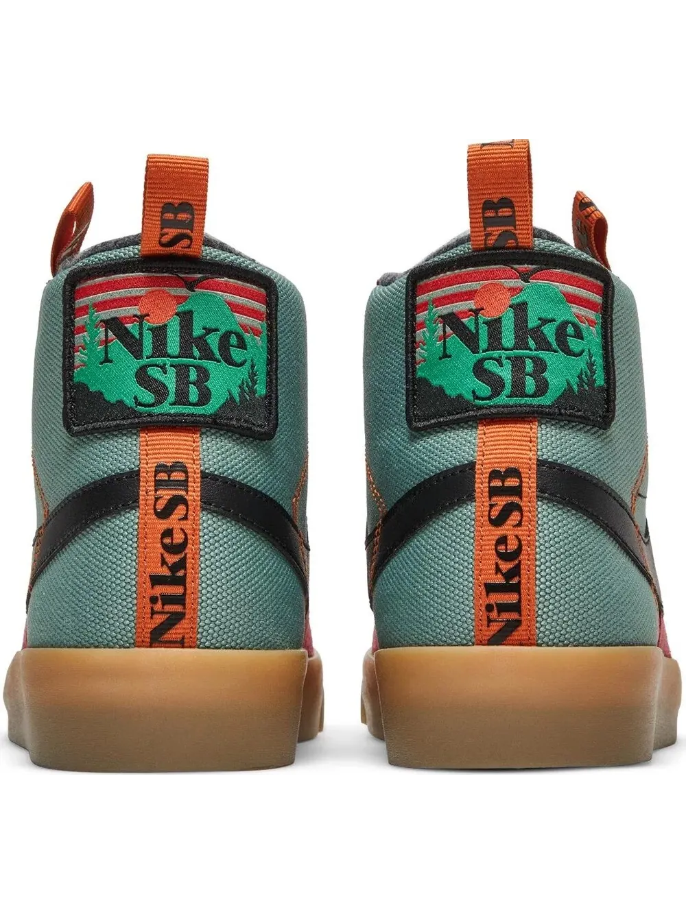 Кроссовки Nike Blazer Mid Premium SB Acclimate Pack Sport Spice — изображение 4 из 5, мультиколор