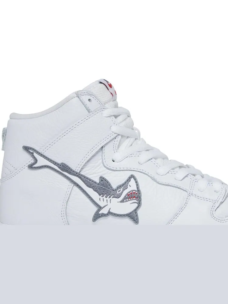 Кроссовки Nike Oski x Dunk High SB 'Great White Shark' — изображение 2 из 8, белый