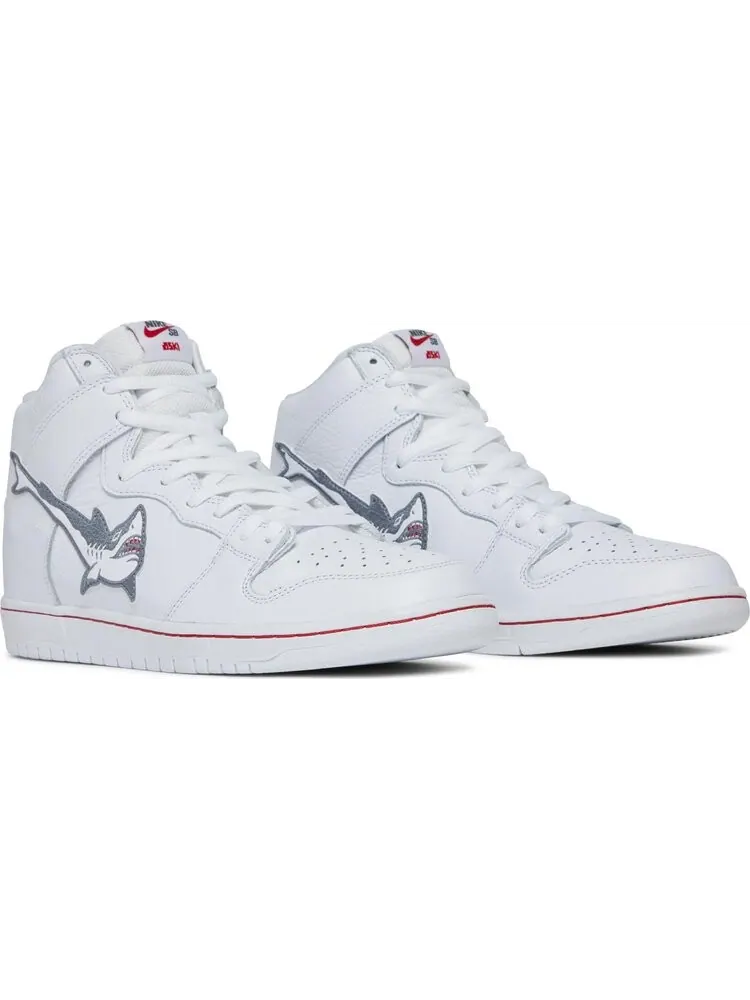 Кроссовки Nike Oski x Dunk High SB 'Great White Shark' — изображение 8 из 8, белый