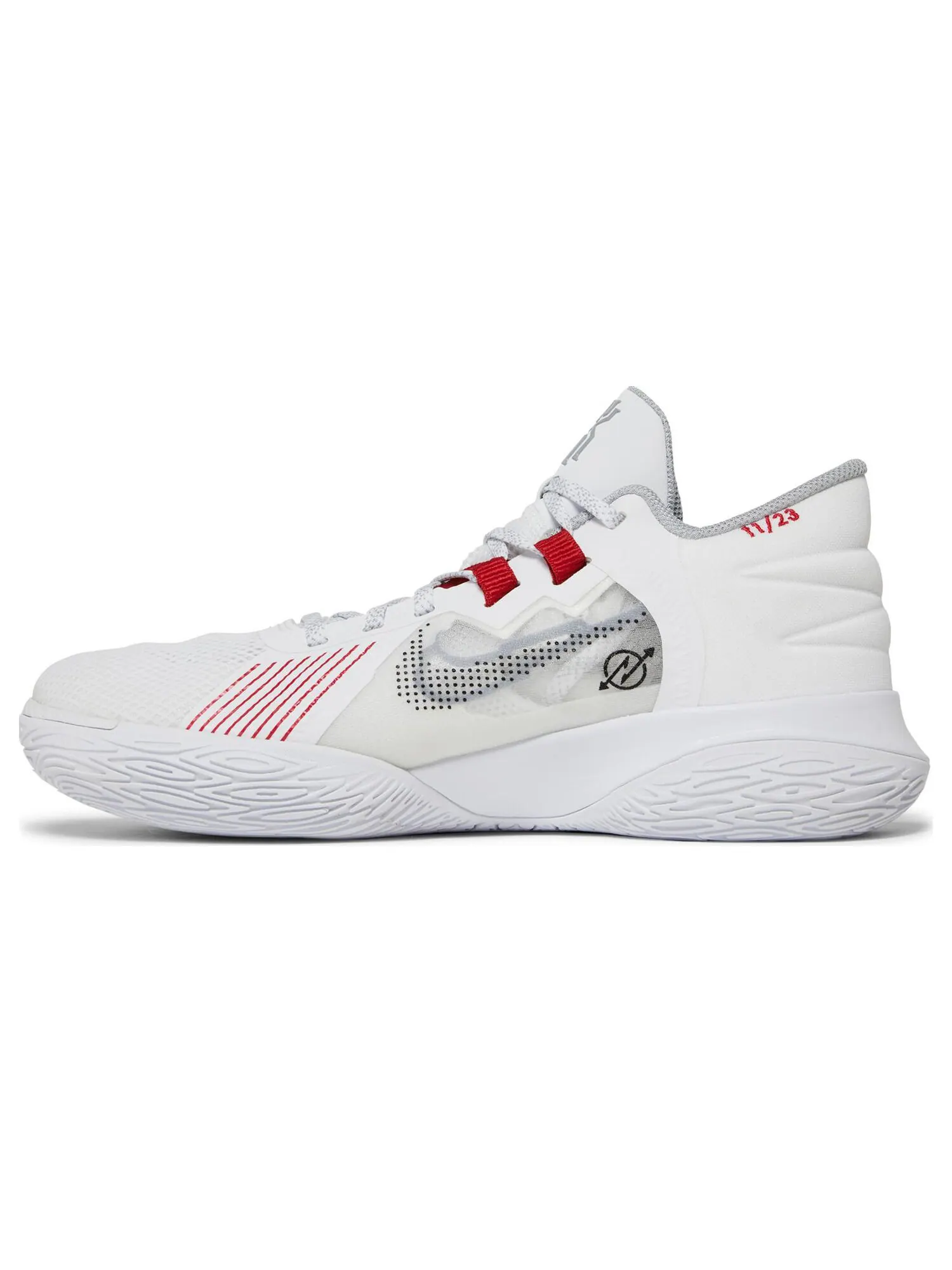 Кроссовки Nike Kyrie Flytrap 5 EP 'White University Red' — изображение 3 из 8, белый