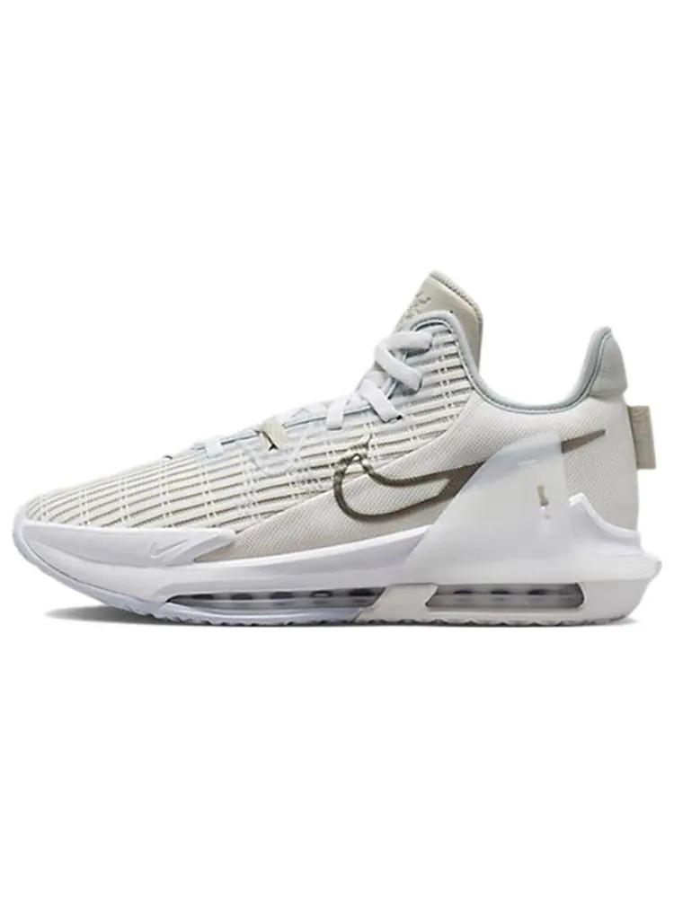 Кроссовки Nike LEBRON WITNESS 6 EP 'WHITE METALLIC PEWTER' — изображение 2 из 8, белый