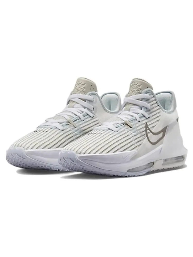 Кроссовки Nike LEBRON WITNESS 6 EP 'WHITE METALLIC PEWTER' — изображение 3 из 8, белый