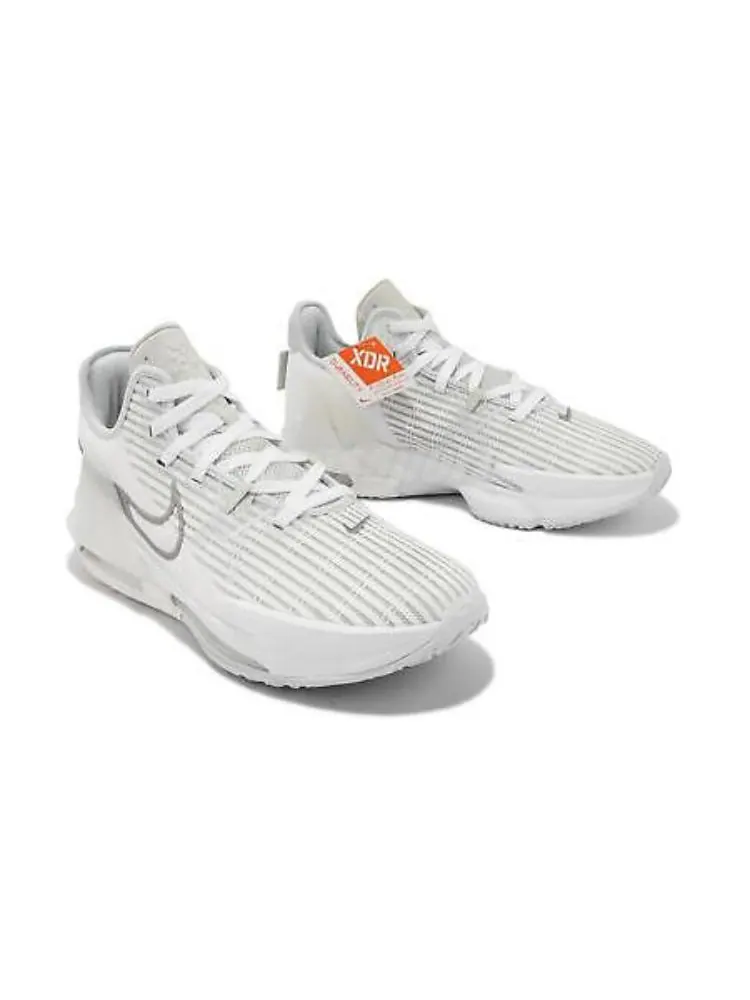 Кроссовки Nike LEBRON WITNESS 6 EP 'WHITE METALLIC PEWTER' — изображение 5 из 8, белый