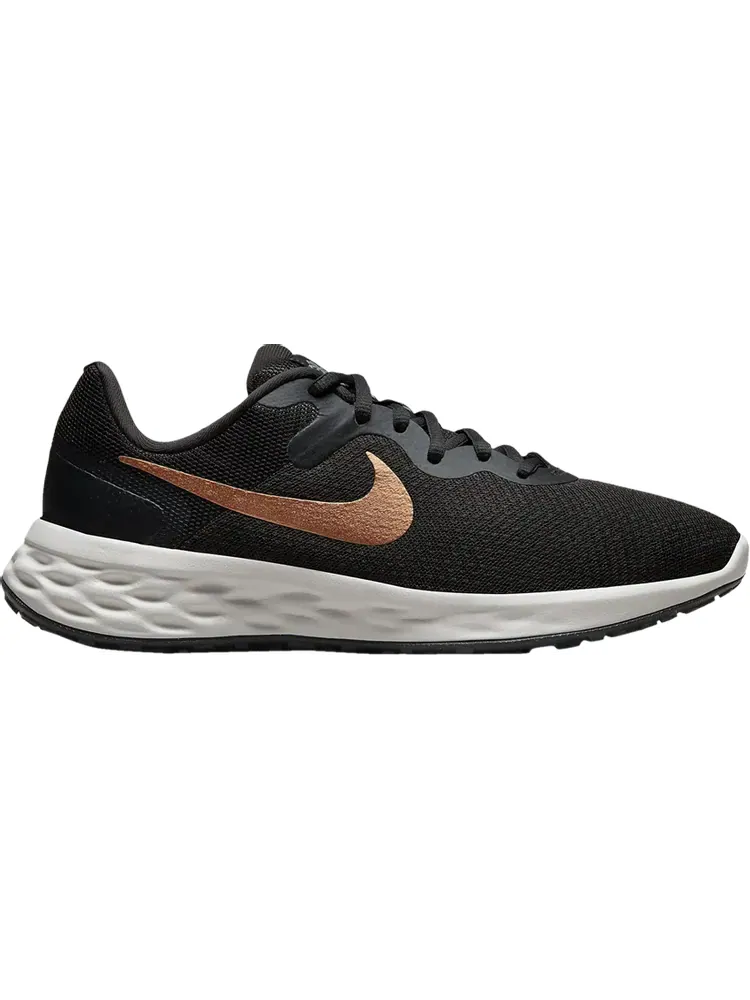 Кроссовки Nike Wmns Revolution 6 Next Nature Wide 'Black Metallic Copper' — изображение 1 из 1, черный
